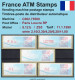 Frankreich France ATM Stamps LSA C002.75500 Paris RP / Michel 9.12 B / Serie ZS5 ** / Distributeurs Automatenmarken - 1988 Type « Comète »