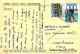 GRECIA GREECE HELLAS - 1991 Cartolina Illustrata Per Italia Con 2 Francobolli (1 Giochi Mediterraneo Basketball) - 5811 - Cartas & Documentos