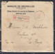 Aangetekende Brief Van Bruxelles 33 Brussel (sterstempel) Naar La Haye Met Lakstempel + Perfins B.B. - 1931-1934 Mütze (Képi)