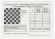 CHESS USSR 1983, Lvov - RED Cancel On Chess For Correspondence Card - Scacchi