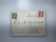 X/ 8.. Griechenland  UMSCHLAG 5+20  L  1885 NACH TRIEST - Briefe U. Dokumente