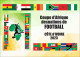 NIGER 2023 - STATIONERY CARD - FOOTBALL AFRICA CUP OF NATIONS COUPE D'AFRIQUE COTE D'IVOIRE - FLAGS ALGERIA ALGERIE - Coupe D'Afrique Des Nations