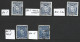 Australia 1937 3d Blue KGVI Definitive 5 Different With All Dies & White Wattles Variety VFU - Gebruikt