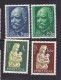 PORTUGAL - 1956 - YVERT 829/830 Y 835/836 - Ferreira Da Silva Y Virgen - MH - Nuevos