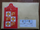 China.Souvenir Sheet On Registered Envelope - Cartas & Documentos