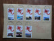 China.Rare Full Set  On Registered Envelope - Storia Postale