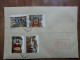 China.  Full Set  On Registered Envelope - Cartas & Documentos