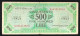 500 AM LIRE SERIE BILINGUE A....A 1943 R2 RR Mb LOTTO 3922 - Occupation Alliés Seconde Guerre Mondiale