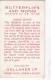 Butterflies & Moths 1938 - Gallaher Cigarette Card - 45 Large White - Ogden's