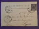 DG1  INDOCHINE BELLE CARTE RARE  1902  PETIT BUREAU NAM DIN A LYON FRANCE  +HANOI  + +AFF. INTERESSANT+++ - Storia Postale