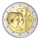 2021 BELGIQUE - 2 Euros Commémorative (coincard) BU - Union économique Avec Le Luxembourg - Version Flamande - Belgio