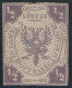 Lübeck Nr. 6 - 1/2 Shilling Rötlichgrau - Ungebraucht O. G. - Geprüft BPP - Luebeck