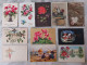 Lot De 240 Cartes Anciennes, Fantaisies Femmes, Couples, Enfants, Fleurs - 100 - 499 Cartes