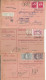 FISCAUX BELGIQUE 16 Cartes Récépissés 1948 1961 - Documentos