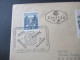 Österreich 1961 Freimarken Bauwerke Und Mi.Nr.1068 MiF Flugpost Air Mail Wien - Hamburg BRD SSt Europ. Konferenz Verkehr - Covers & Documents