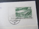 Österreich 1963 15 Jahre Verstaatlichte Elektrizitätswirtschaft Mi.Nr.1105 Bogentrand Links Auslands PK Villach - Hambur - Covers & Documents