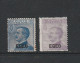 Italian Colonies Occupation Of Dodecanese Greece Aegean Islands - Egeo  1912 EGEO Overprint Set MH Pin Hole - Egeo