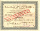 Suikerfabriek "Poerwokerto" N.V. - Winst-Aandeel - Amsterdam, April 1892 Indonesia - Agriculture