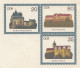 ⁕ Germany DDR 1984 ⁕ "Burgen Der DDR" / Postal Stationery ⁕ 3v Unused Cover FDC Ausgabetag / WERMSDORF - Briefomslagen - Ongebruikt