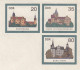⁕ Germany DDR 1985 ⁕ "Burgen Der DDR" / Postal Stationery ⁕ 3v Unused Cover FDC Ausgabetag / WERMSDORF - Umschläge - Ungebraucht