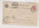 RUSSIA 1890  Postal Stationery  To  Belgium - Storia Postale