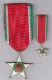 Italie - Médaille Ordre De L'Etoile Coloniale Et Sa Réduction - Italien