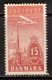 AVION AIR MAIL FLUGPOST DENMARK DANMARK DÄNEMARK  DANEMARK 1934 Mi 218  YT YV Y&T 7 MH(*) - Luftpost