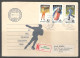 Hungary FDC Sc. 3094-3100. The 1988 Winter Olympics - The XV Olympic Winter Games. 3 FDC Covers.  FDC Cancellation On Sp - FDC