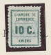 TIMBRE DE GRÈVE - N°1 -AMIENS - CHAMBRE DE COMMERCE 1909- N* - Timbres