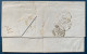 Lettre 1856 De Santiago De CUBA Pour BORDEAUX + Entrée Rouge " OUTRE-MER / LE HAVRE " + Taxe 6 TTB - Entry Postmarks