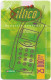 Madagascar - Illico - Antaris Green Phone, Thick CN - Long PIN, GSM Refill 25.000Fmg, Used - Madagaskar