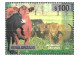 #75341 ARGENTINA 2023 NEW EMERGENCY OVERPRINTED REVALORIZADO  DEFINITIVES 100 Ps FAUNA CATTLE MNH SCARCE - Nuevos