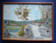 Delcampe - 13 TABLEAUX PEINTURES GOUACHE - PAYSAGES ET NATURES MORTES - Waterverf