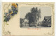 CPA Suisse Berthoud - Gruss Aus BURGDORF- Petite Carte Photo Collée - Illustration Fleurs -  Peu Commune - Berthoud