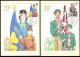 GREAT BRITAIN(1982) Scouts. Set Of 4 Maximum Cards With Edinburgh Commemorative Cancels. Scott Nos 983-6, Yvert Nos 1039 - Cartes-Maximum (CM)