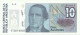 Argentina - 10 Australes - ND ( 1985 - 1989 ) - Pick 325.b - Unc. - Serie B - Sign. Titles C - Argentina