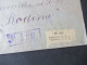 Russland / Georgien 1930er Jahre Einscheiben R-Zettel 2-sprachig! Stempel R-Zettel Tiflis / Briefvorderseite VS - Georgia