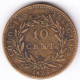 Colonies - Charles X  - 10 Cent.  1825 A - Colonies Générales (1817-1844)
