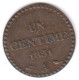 Dupré   - 1 Centime 1851 A - 1 Centime