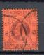 H-K  Yv. N° 78 ; SG N° 78 Fil CA Mult (o) 4c Violet S Rouge Edouard VII Cote 1 Euro BE  2 Scans - Gebraucht