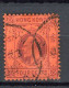 H-K  Yv. N° 78 ; SG N° 78 Fil CA Mult (o) 4c Violet S Rouge Edouard VII Cote 1 Euro BE  2 Scans - Oblitérés