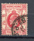 H-K  Yv. N° 79 ; SG N° 93 Fil CA Mult (o) 4c Rouge Edouard VII Cote 0,75 Euro BE  2 Scans - Usati