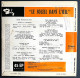 1961 - EP 45T B.O Du Film "Le Soleil Dans L'oeil" - Musique De Maurice Jarre - Barclay 70 464 - Filmmusik