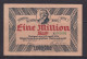 GERMANY - 1923 Wurttembergische Bank Stuttgart 1 Million Mark Circulated Note - 1 Miljoen Mark