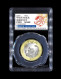 China 2024 Chinese Lunar New Year Dragon Year Commemorative Coin Copper Alloy Coins 10 Yuan Blue First Day Label CSIS 68 - Chine