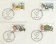 Canada 1981 4 FDC Commemorative Cancel Stamp Canadian Feminists Equal Rights For Men And Women Vote For Women - 1981-1990