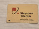 SINGAPORE-(1SLGA)-Singapore Telecom-(171)(1SLGA-159515)($3)(tirage-?)-used Card+1card Prepiad Free - Singapore