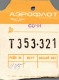 A4556 - 2 Flugticket Flugkarten Aeroflot - Europe