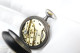 Delcampe - Watches : POCKET WATCH GUN METAL ROMAN NUMERALS 18-1900's - Original - Running - Watches: Bracket