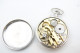 Watches : POCKET WATCH SOLID SILVER CR & CIE 24 HOURS Wide Dial Open Face 1880-900's - Original - Running - Relojes De Bolsillo